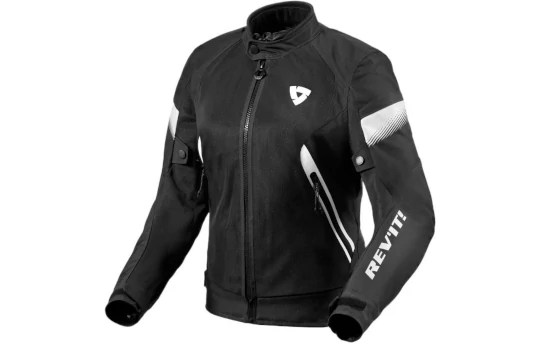 Kurtka tekstylna damska REVIT CONTROL AIR H2O LADY BLACK/WHITE czarny biały