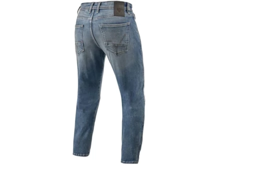 Jeansy motocyklowe REVIT DETROIT 3 TAPERED DARK BLUE USED niebieski