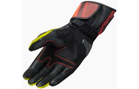 Rękawice sportowe REVIT METIS 2 BLACK/NEON YELLOW czarny żółty fluo czerwony