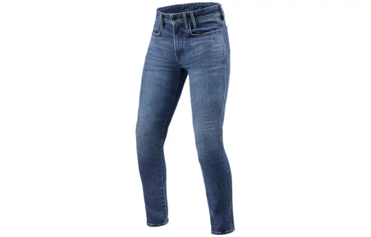 Jeansy motocyklowe REVIT PISTON 3 Medium Blue Used niebieski