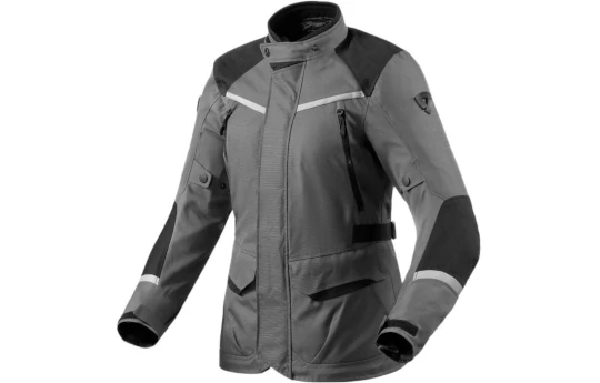 Kurtka tekstylna damska REVIT VOLTIAC 3 H2O LADY BLACK/SILVER czarny srebrny