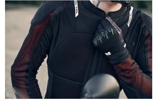Kurtka tekstylna RICHA FORCE 2 D3O BLACK czarny