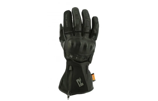 Rękawice ocieplane i wodoodporne RICHA SLEEVE LOCK GORE-TEX BLACK czarny