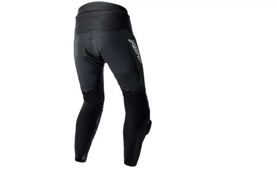 Spodnie skórzane RST TRACTECH EVO D3O BLACK/FLUO RED czarny czerwony fluo