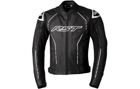 Kurtka skórzana RST S1 CE BLACK/GREY/NEON GREEN czarny szary zielony fluo