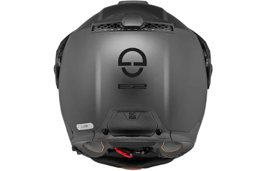 Kask szczękowy SCHUBERTH E2 ECE DEFENDER WHITE biały czerwony niebieski czarny