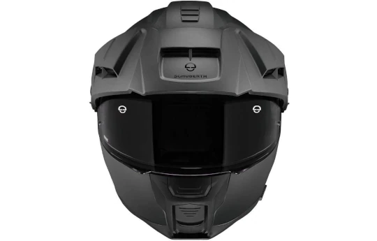 Kask szczękowy SCHUBERTH E2 ECE DEFENDER WHITE biały czerwony niebieski czarny