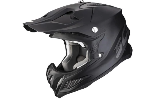 Kask cross SCORPION VX 22 AIR CX WHITE/BLACK/BLUE biały czarny niebieski