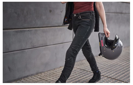 Jeansy motocyklowe damskie SHIMA DEVON LADY BLUE niebieski