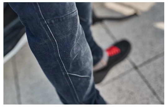 Jeansy motocyklowe SHIMA DEVON MEN DARK BLUE granatowy niebieski