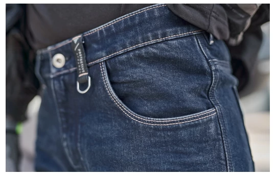 Jeansy motocyklowe SHIMA DEVON MEN DARK BLUE granatowy niebieski