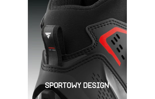 Buty krótkie SHIMA ENZO AIR BLACK/RED czarny czerwony