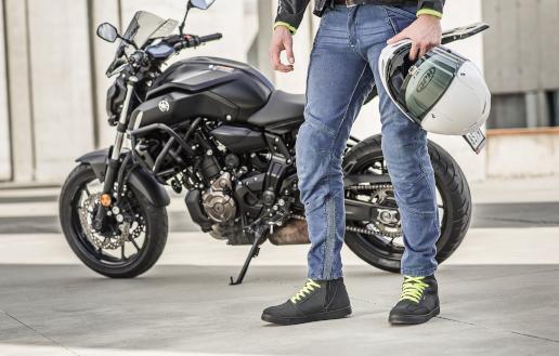 Jeansy motocyklowe SHIMA GHOST BLU niebieski