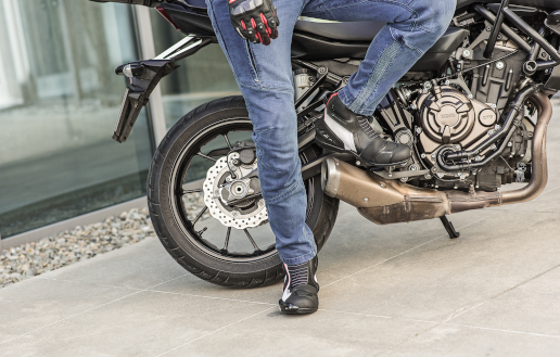 Jeansy motocyklowe SHIMA GHOST BLU niebieski