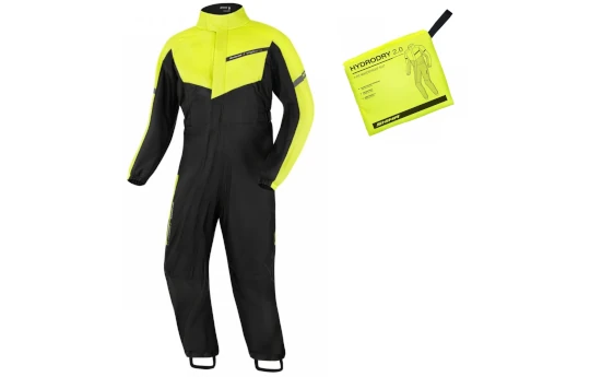 Kombinezon przeciwdeszczowy SHIMA HYDRODRY 2.0 BLACK/FLUO czarny żółty fluo