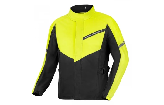 Kurtka przeciwdeszczowa SHIMA HYDRODRY 2.0 BLACK/FLUO czarny żółty fluo