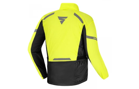 Kurtka przeciwdeszczowa SHIMA HYDRODRY 2.0 BLACK/FLUO czarny żółty fluo