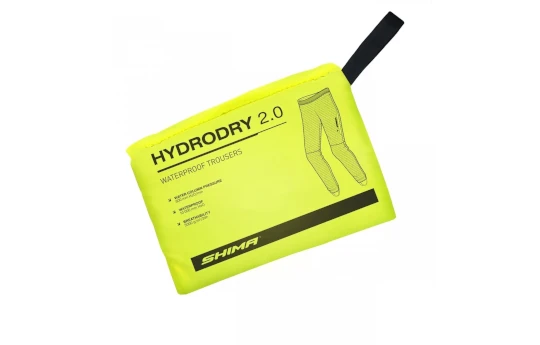 Spodnie przeciwdeszczowe SHIMA HYDRODRY 2.0 BLACK/FLUO czarny żółty fluo