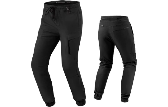 Jeansy motocyklowe SHIMA JOGGSTER BLACK czarny