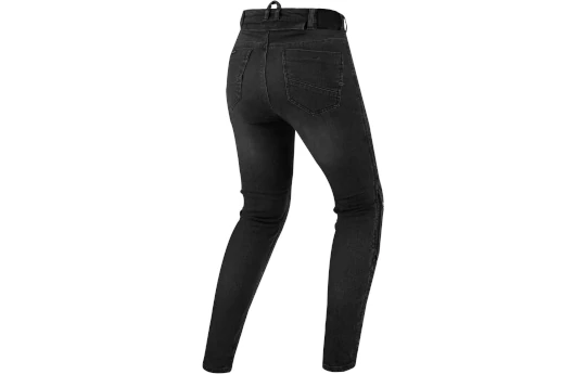 Jeansy motocyklowe damskie SHIMA METRO LADY BLACK czarny