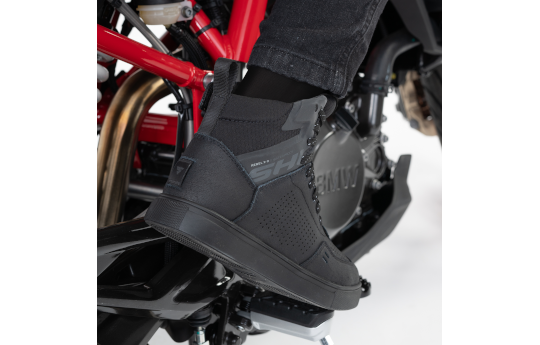 Trampki motocyklowe damskie SHIMA REBEL 2.0 WP LADY BLACK czarny