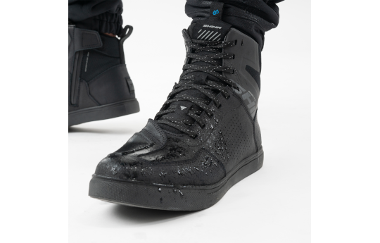 Trampki motocyklowe damskie SHIMA REBEL 2.0 WP LADY BLACK czarny