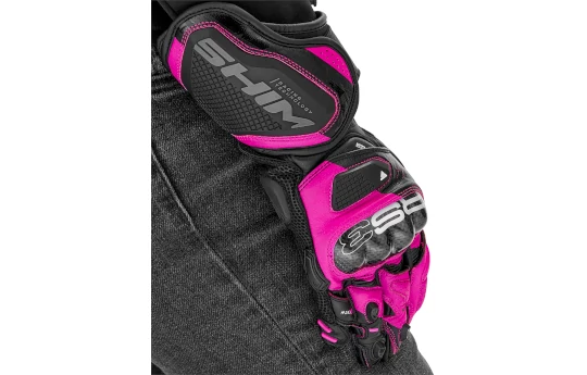 Rękawice sportowe damskie SHIMA RS-3 LADY PINK czarny różowy
