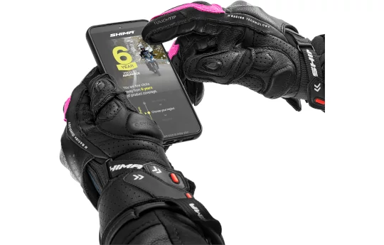 Rękawice sportowe damskie SHIMA RS-3 LADY PINK czarny różowy