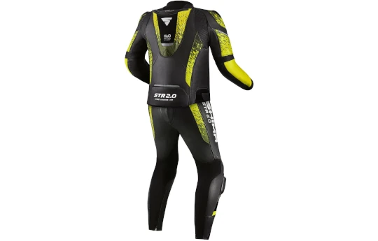 Kombinezon dwuczęściowy SHIMA STR 2.0 BLACK/YELLOW FLUO czarny żółty fluo