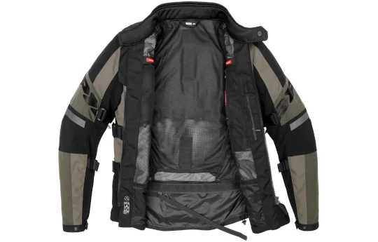 Kurtka tekstylna SPIDI 4 SEASON EVO MILITAR zielony czarny