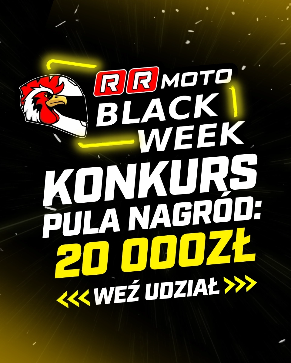 Kupuj w RRmoto podczas Black Week i weź udział w konkursie w którym pula nagród wynosi 20.000zł