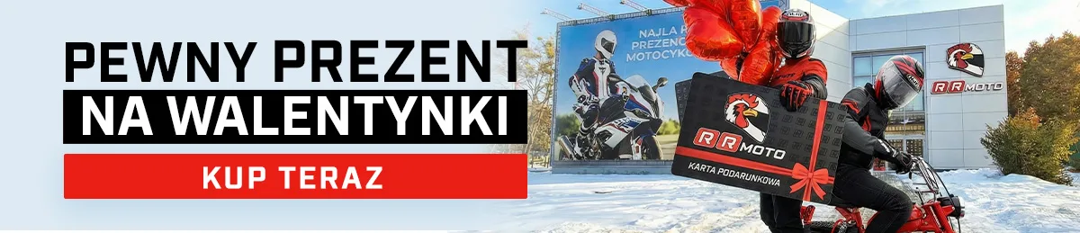 Karta podarunkowa RRmoto na Walentynki
