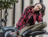 Koszula motocyklowa damska SHIMA RENEGADE LADY RED czerwony czarny