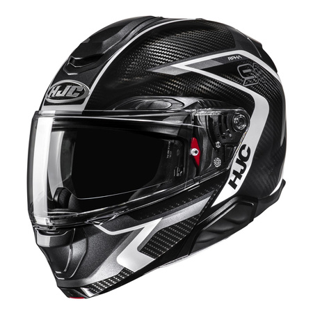 Kask szczękowy HJC RPHA 91 CARBON LAGOS BLACK/WHITE czarny biały