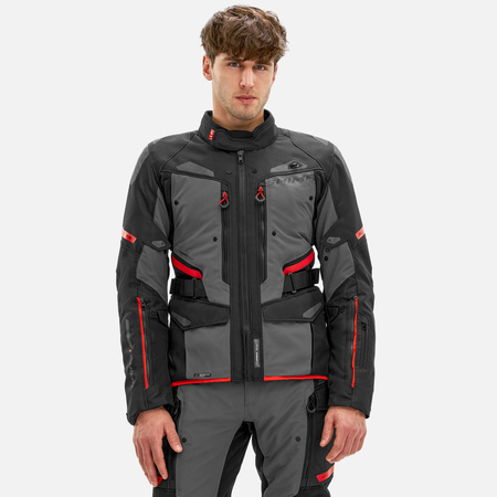 Kurtka tekstylna SHIMA DUNE RED czarny szary czerwony