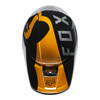 Kask cross dziecięcy FOX JUNIOR V1 SKEW BLACK/GOLD czarny złoty szary