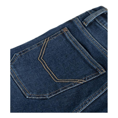 Jeansy motocyklowe damskie KNOX COLTON LADY STONE WASH INDIGO granatowy