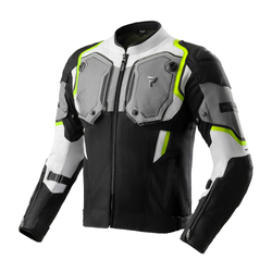 Kurtka tekstylna REBELHORN BORG II BLACK/GREY/FLUO YELLOW czarny szary żółty fluo