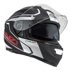Kask integralny NZI EURUS 4 STREAM CHARMENT BLACK WHITE TINTED S MATT czarny biały