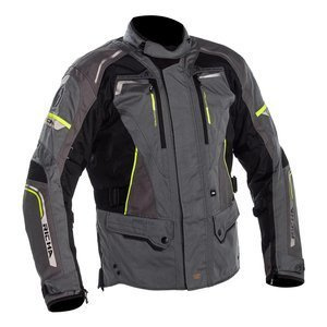 Kurtka tekstylna RICHA INFINITY II TITANIUM grafitowy szary czarny żółty fluo