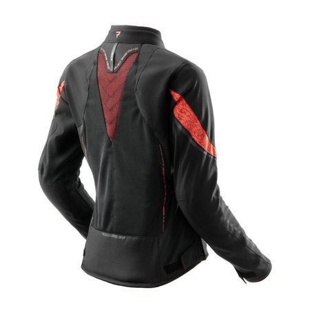 Kurtka tekstylna damska REBELHORN JAX LADY BLACK/RED czarny czerwony