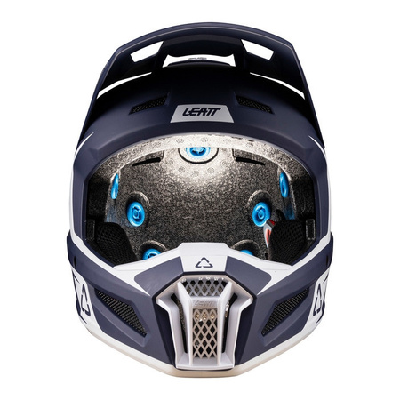 Kask cross z goglami LEATT KIT MOTO 3.5 BLUE niebieski