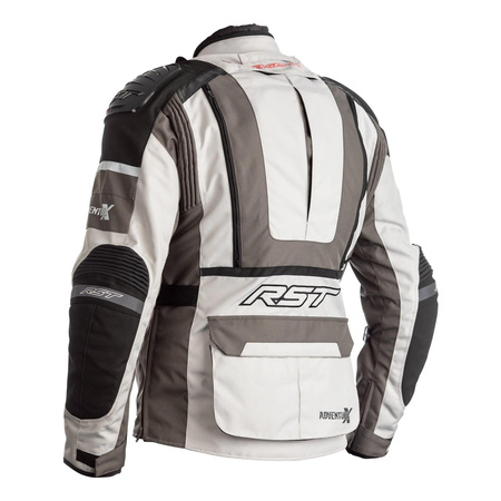 Kurtka tekstylna RST PRO SERIES ADVENTURE X CE GREY/SILVER czarny szary grafitowy