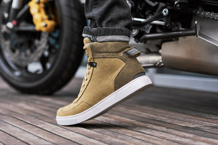 Trampki motocyklowe SHIMA SX-2 EVO BROWN brązowy biały