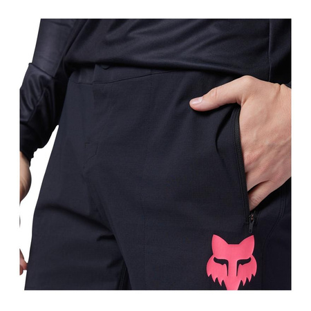 Spodenki rowerowe FOX RANGER RACE BLACK/PINK czarny różowy
