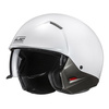 Kask otwarty z wpinaną szczęką HJC I20N SOLID PEARL WHITE biały