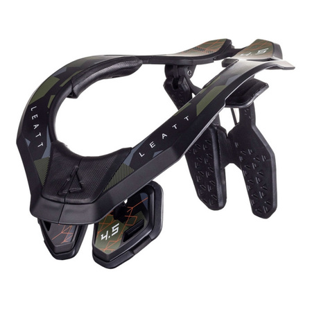 Ochraniacz karku LEATT 4.5 NECK BRACE CAMO czarny zielony fluo