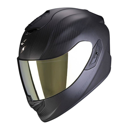 Kask integralny SCORPION EXO-1400 CARBON SOLID BLACK MATT czarny mat