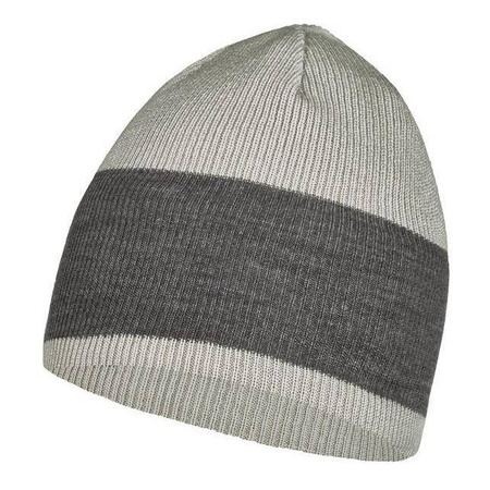 Czapka zimowa BUFF CROSSKNIT HAT SOLID LIGHT GREY