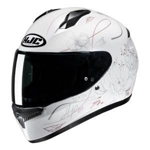 Kask integralny HJC C10 EPIK WHITE biały złoty srebrny